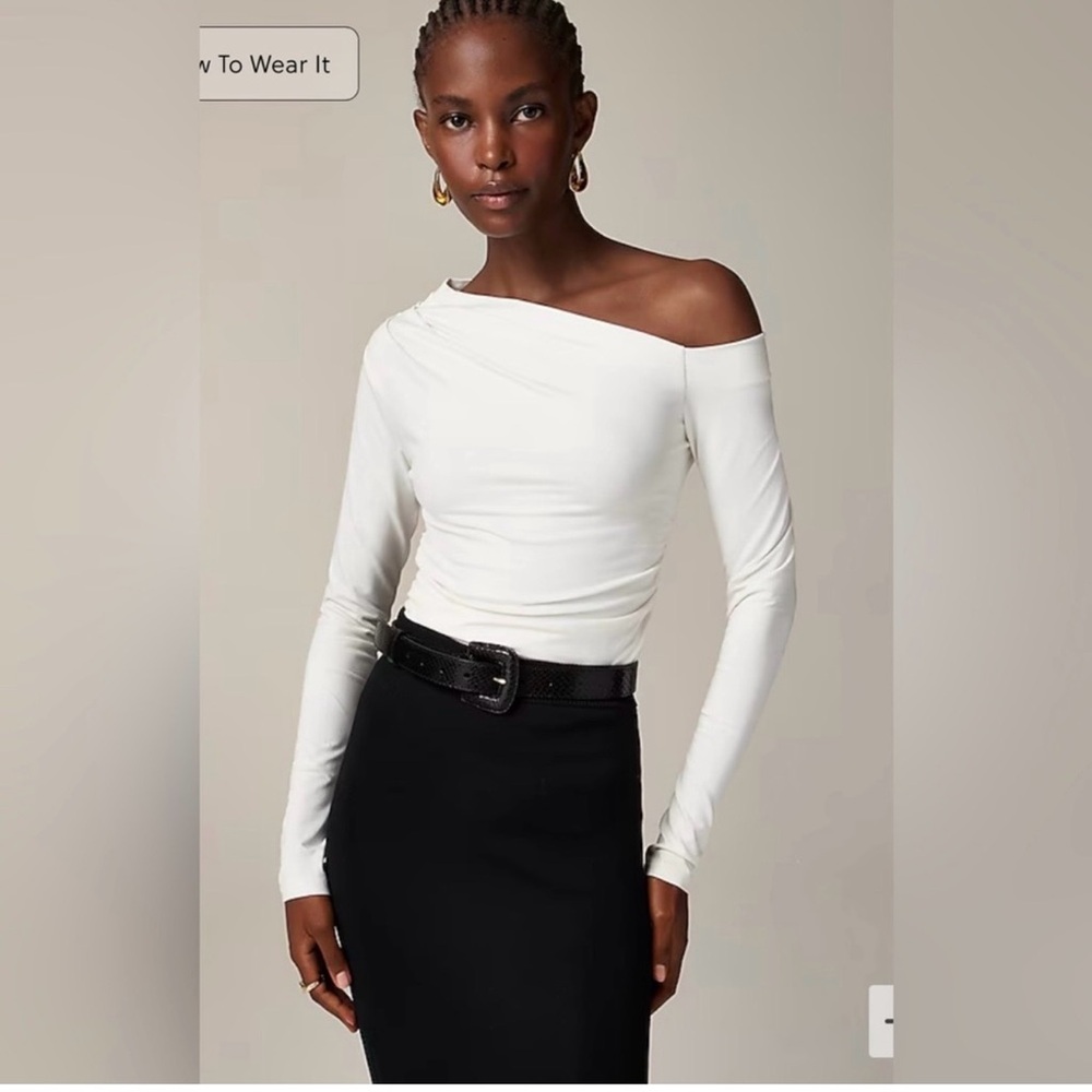 J.Crew asymmetrical long sleeve